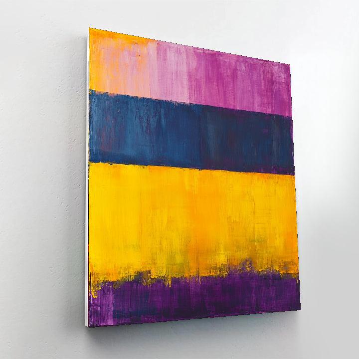 Mark Rothko Inspired Chroma Dreams  Painting Number Kit