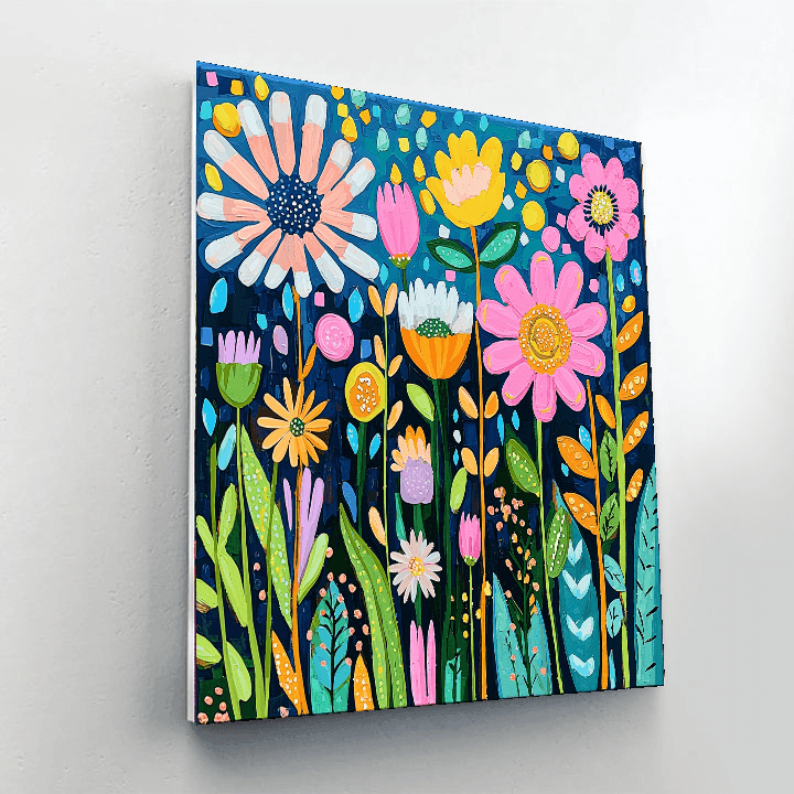 Matisse Inspired Whimsical Floral Fantasy - DIY Painting By Numbers Kit