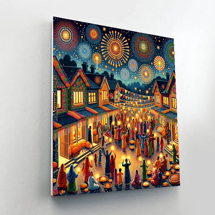 The Diwali Festival - India Numbered Painting Kits