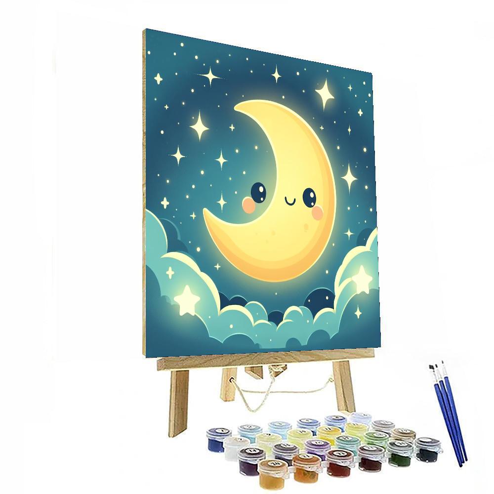 Whimsical Moonlight Numbered Painting Kits