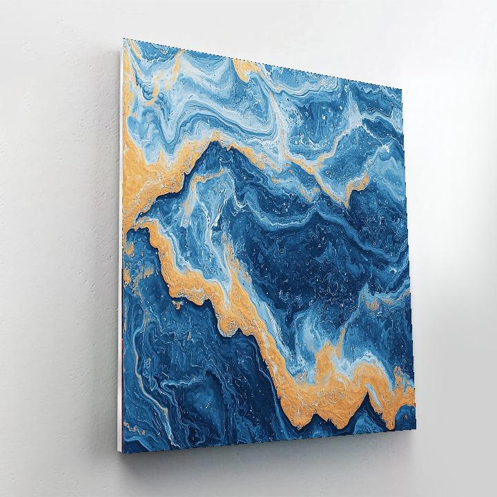 Max Ernst Inspired Dreamlike Waves  Paint By Numbers Art