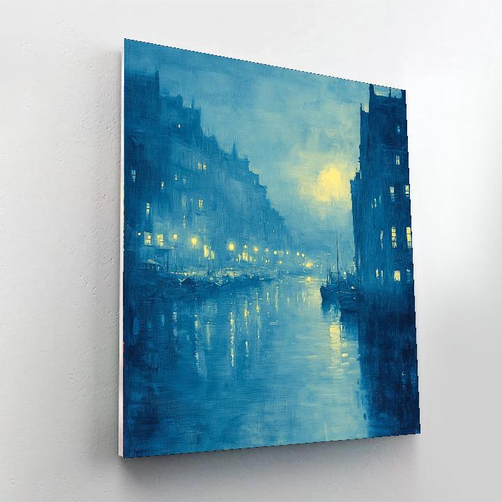 Whistler Inspired Whistler's Quiet City  Number Painting
