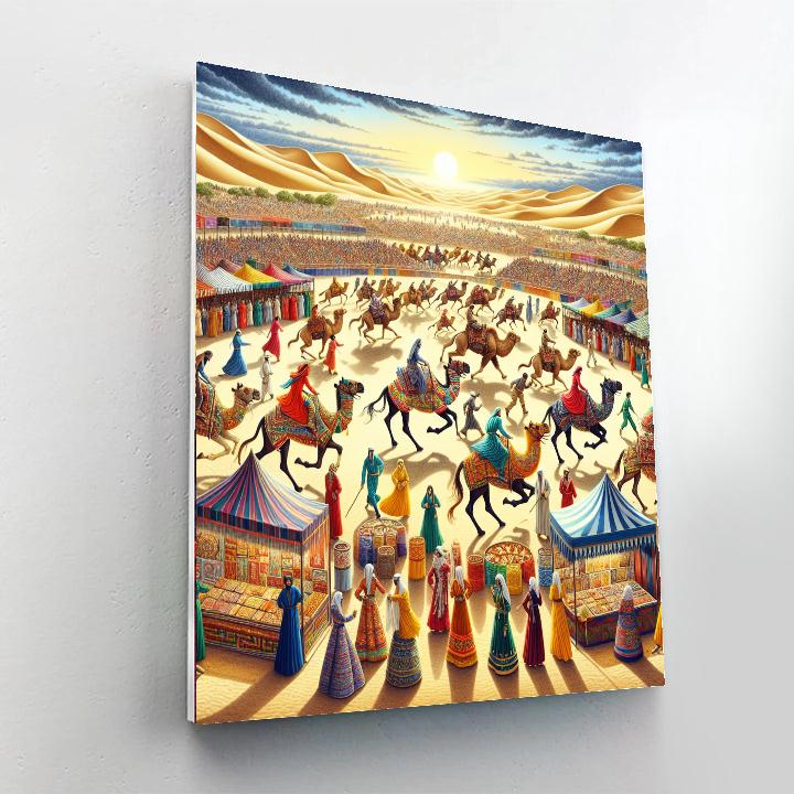 Desert Festival - India Paint By Numbers Kits