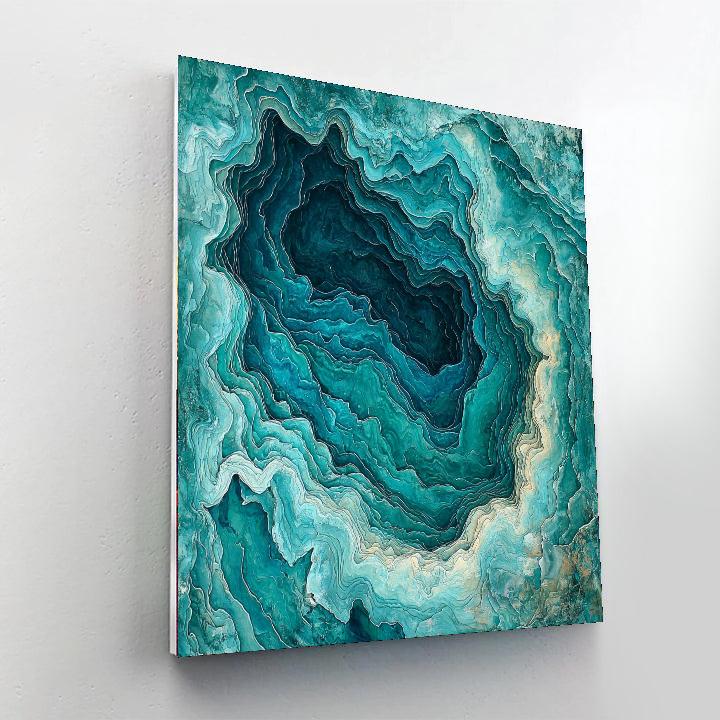 Michelangelo Inspired Stonebound Tides  Paint By Number