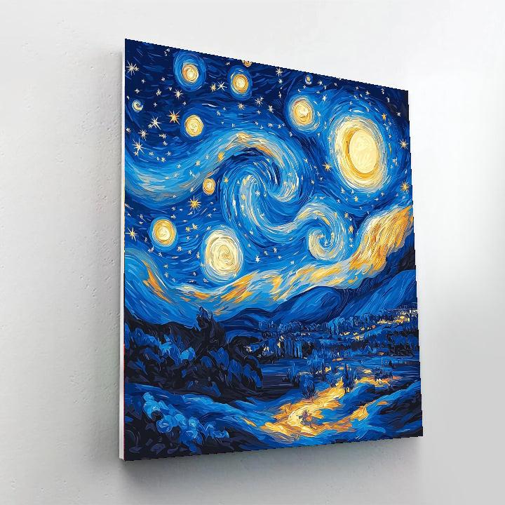 Vincent Van Gogh Inspired Night Sky Whispers  Paint By Numbers