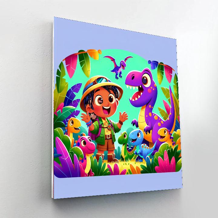 Dino Detectives Safari Paint By Number