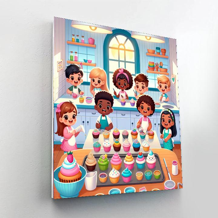 Creative Cupcake Kitchen Paint By Number