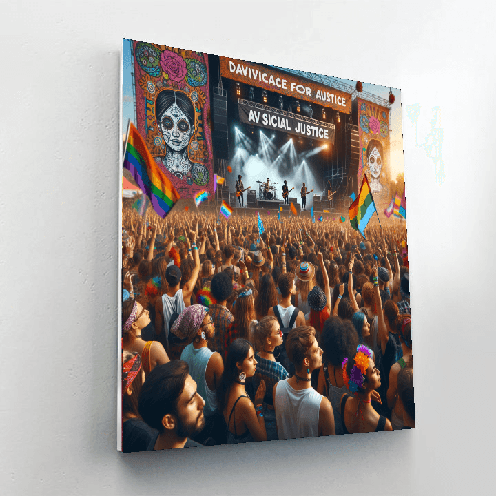 Global Citizen Festival - South Africa Painting By Numbers Kit