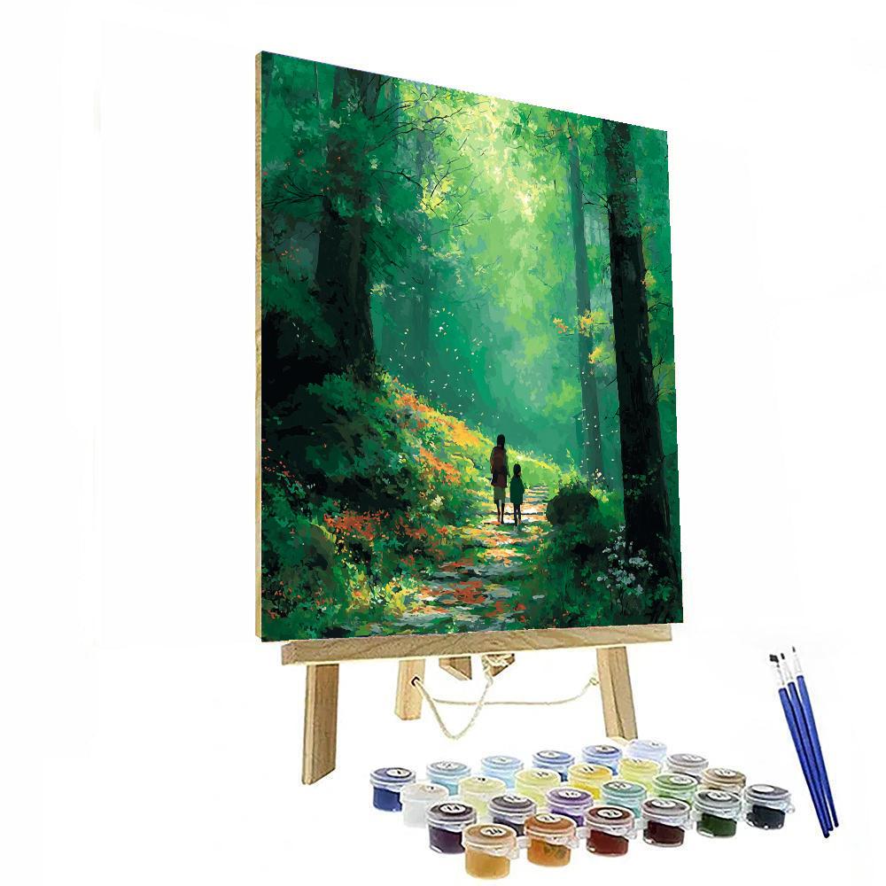 Nature Walk With Mom Painting Number Kit