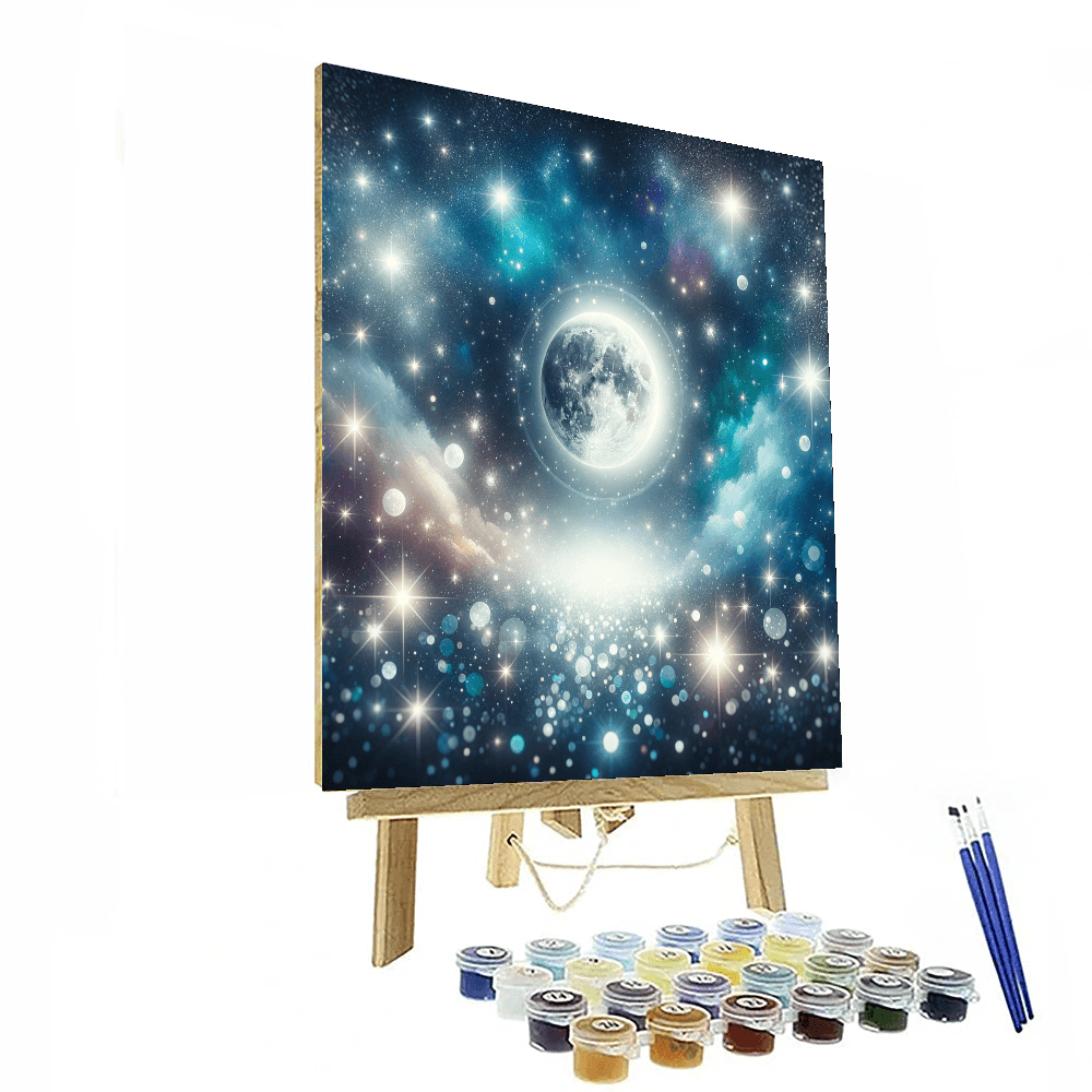 Magical Moon Star Night Paint By Number