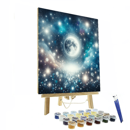 Magical Moon Star Night Paint By Number