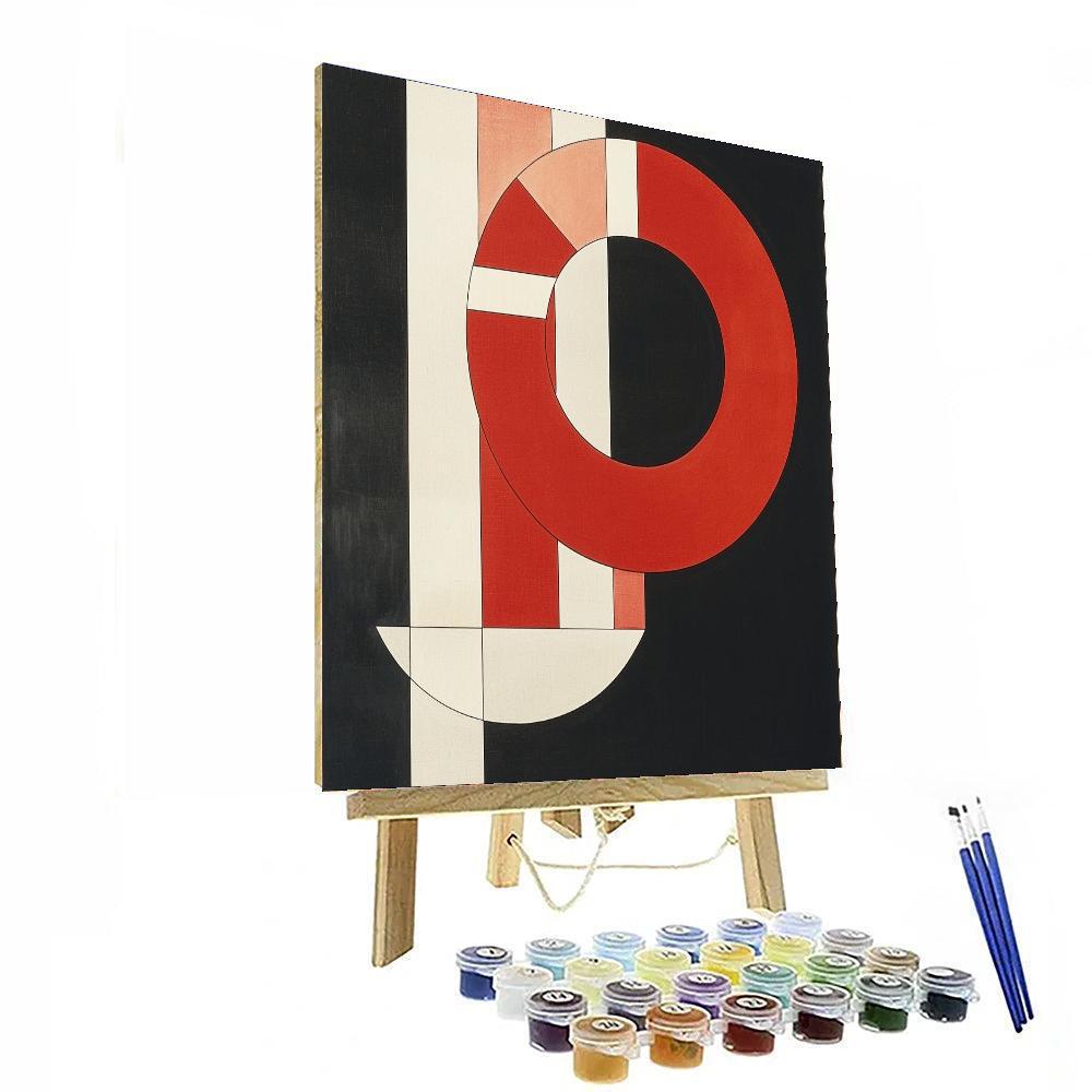 Kazimir Malevich Inspired Spatial Equilibrium  DIY Paint By Numbers