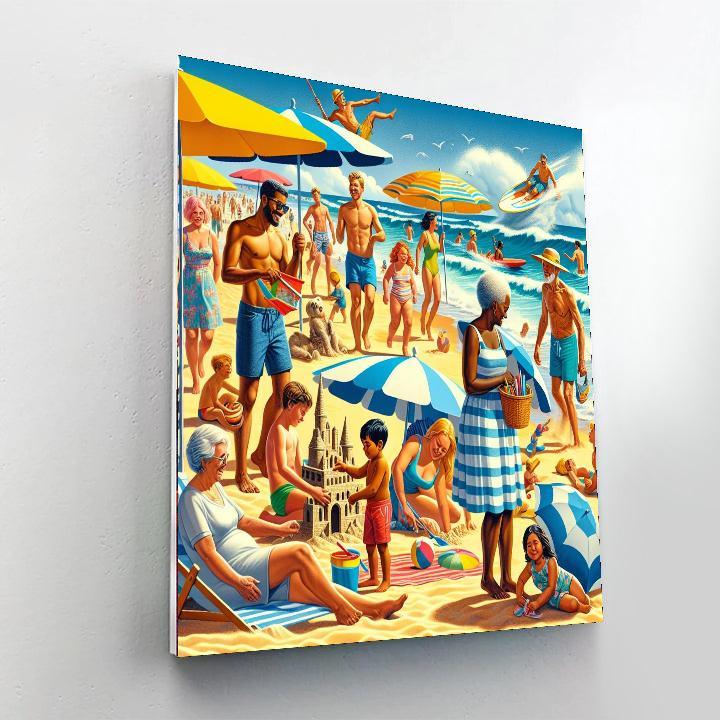 Breezy Beach Vibes Numbered Painting Kits