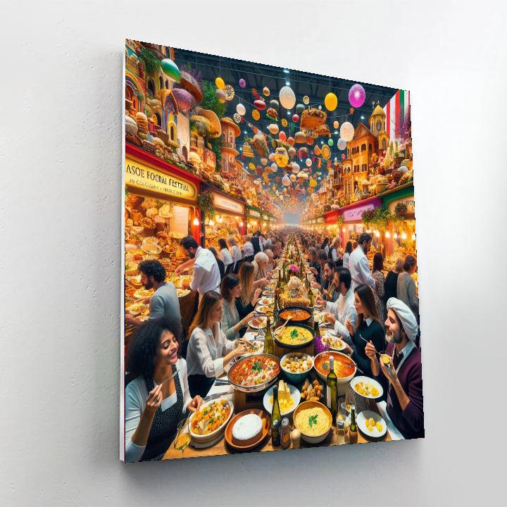 Gourmet Festival - Italy Paint By Color
