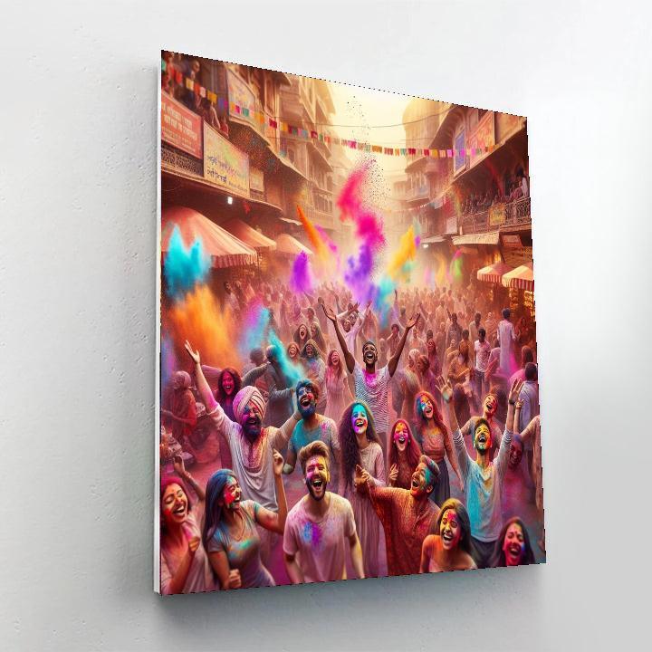 The Festival Of Colors - Holi - India Paint By Number