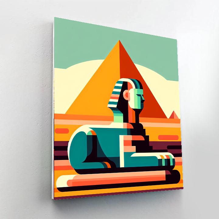 Mystery Of The Sphinx Number Painting