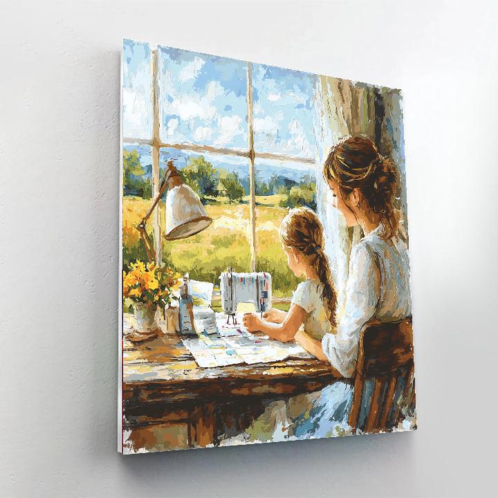 A Mother's Love In Stitches Paint By Numbers