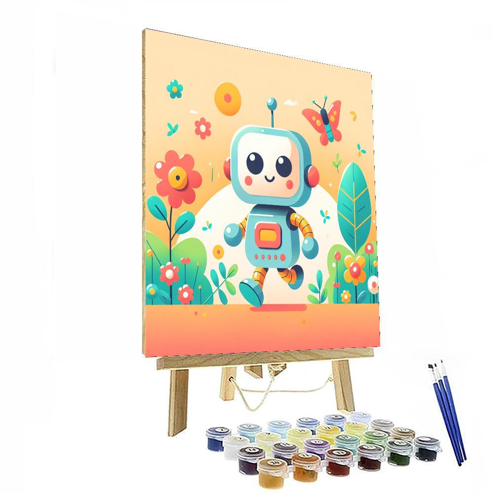 Exploring Little Robot DIY Paint By Numbers