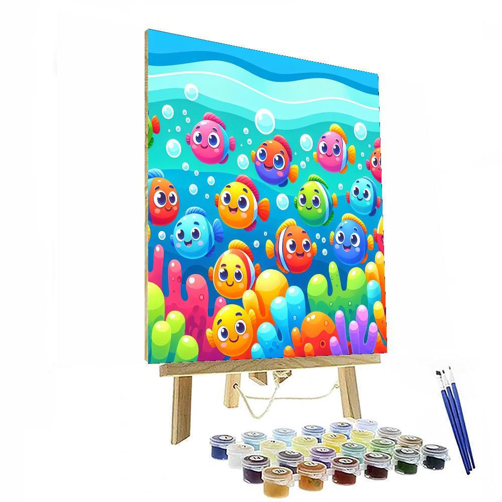 Exploring Underwater Wonderland Paint By Numbers