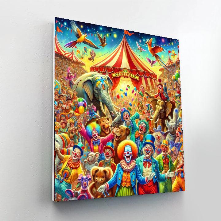 Dynamic Circus Parade Paint By Color