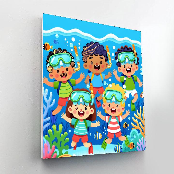 Whimsical Ocean Quest Paint By Numbers Art