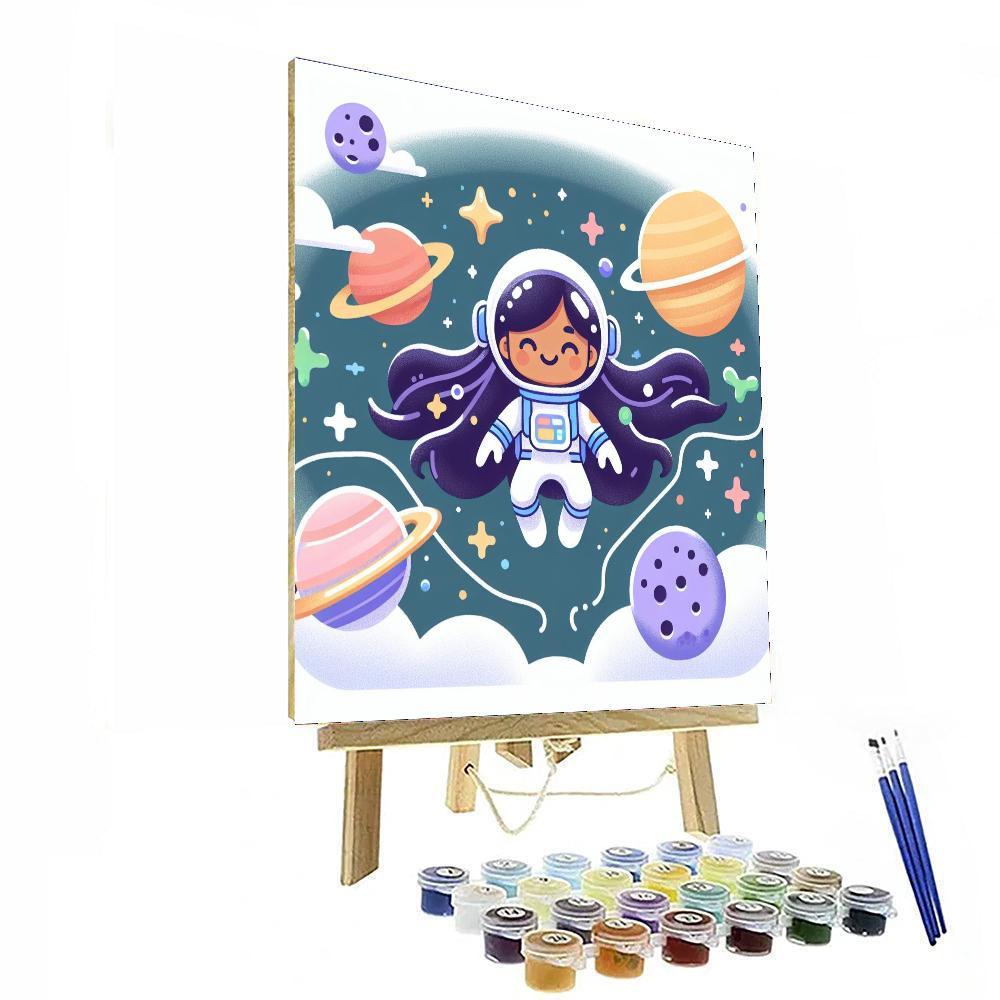 Astronaut Mission Painting By Numbers Kit