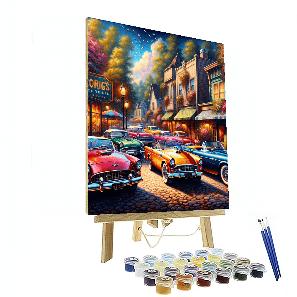 Timeless Classic Car Showdown - DIY Painting By Numbers Kit – Artistry Rack