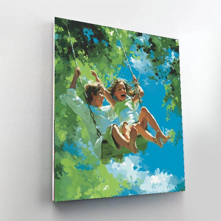 Dreams On A Swing Paint By Number