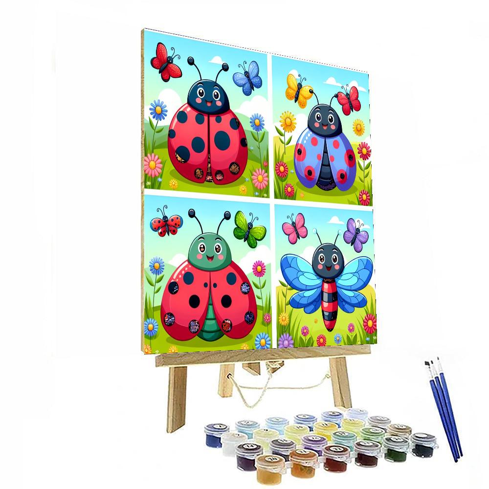 Garden Bug Bonanza Numbered Painting Kits