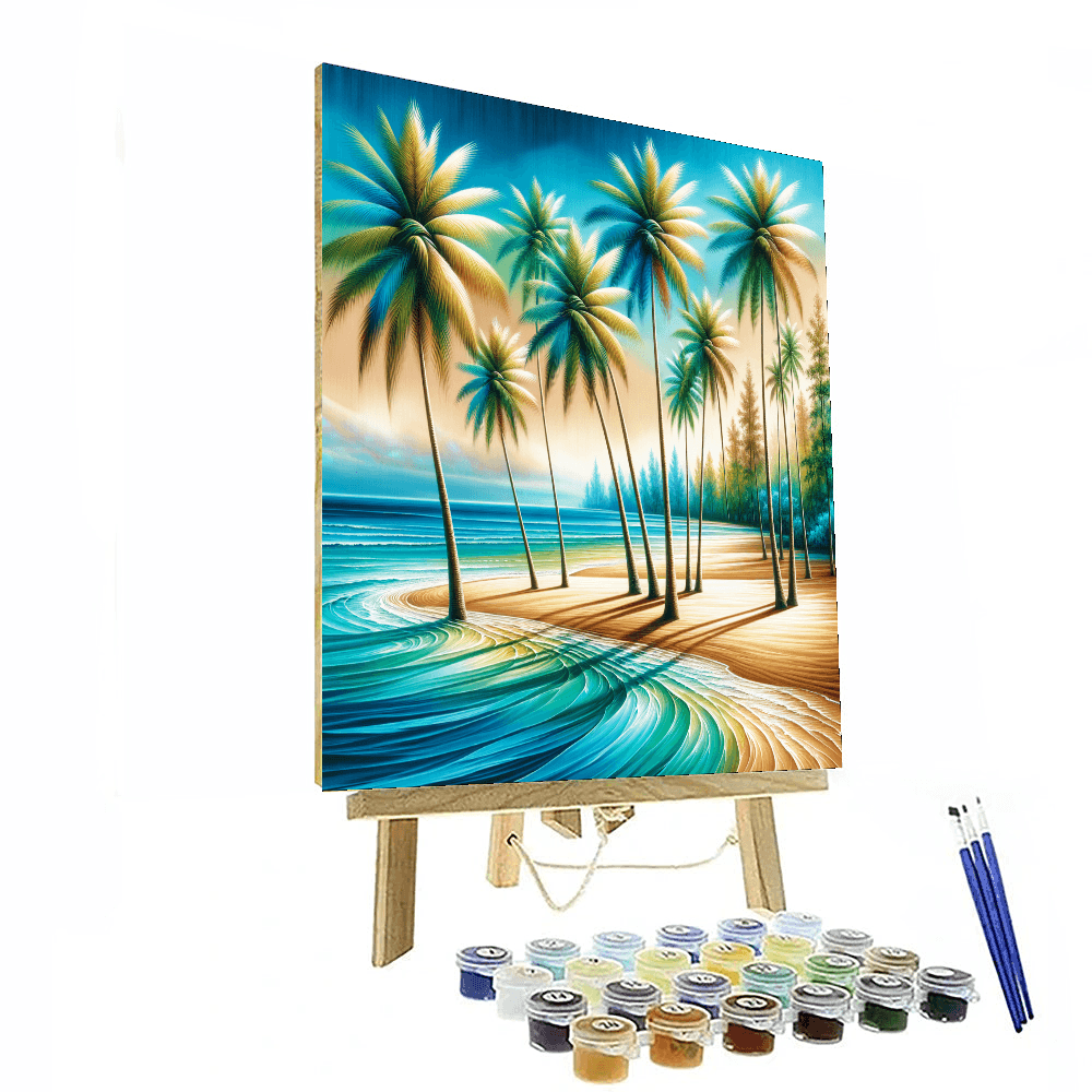 Sunny Tropical Paradise Paint By Numbers
