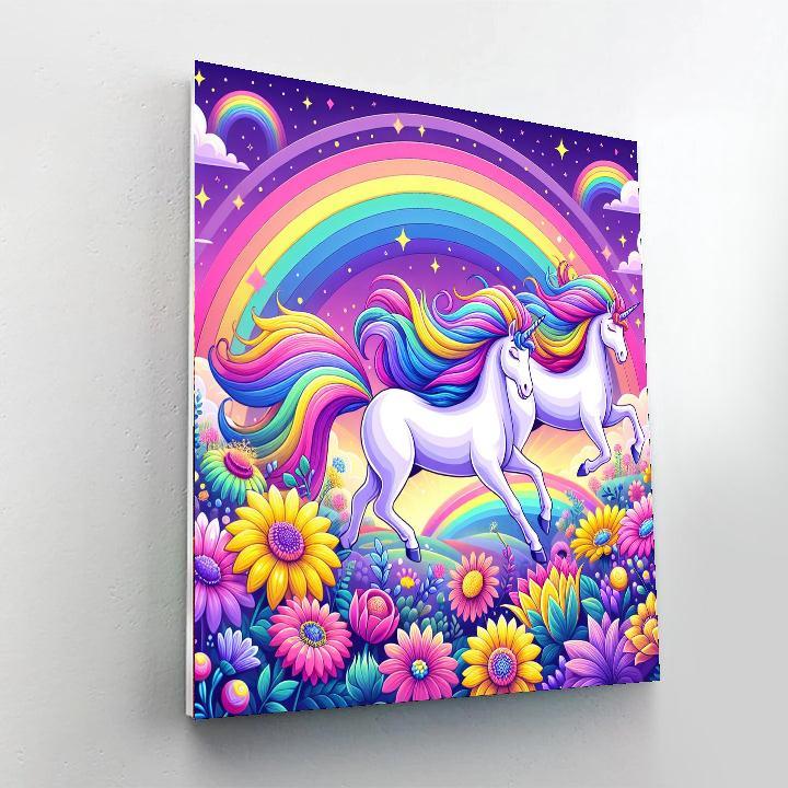 Magical Unicorn World Paint By Numbers