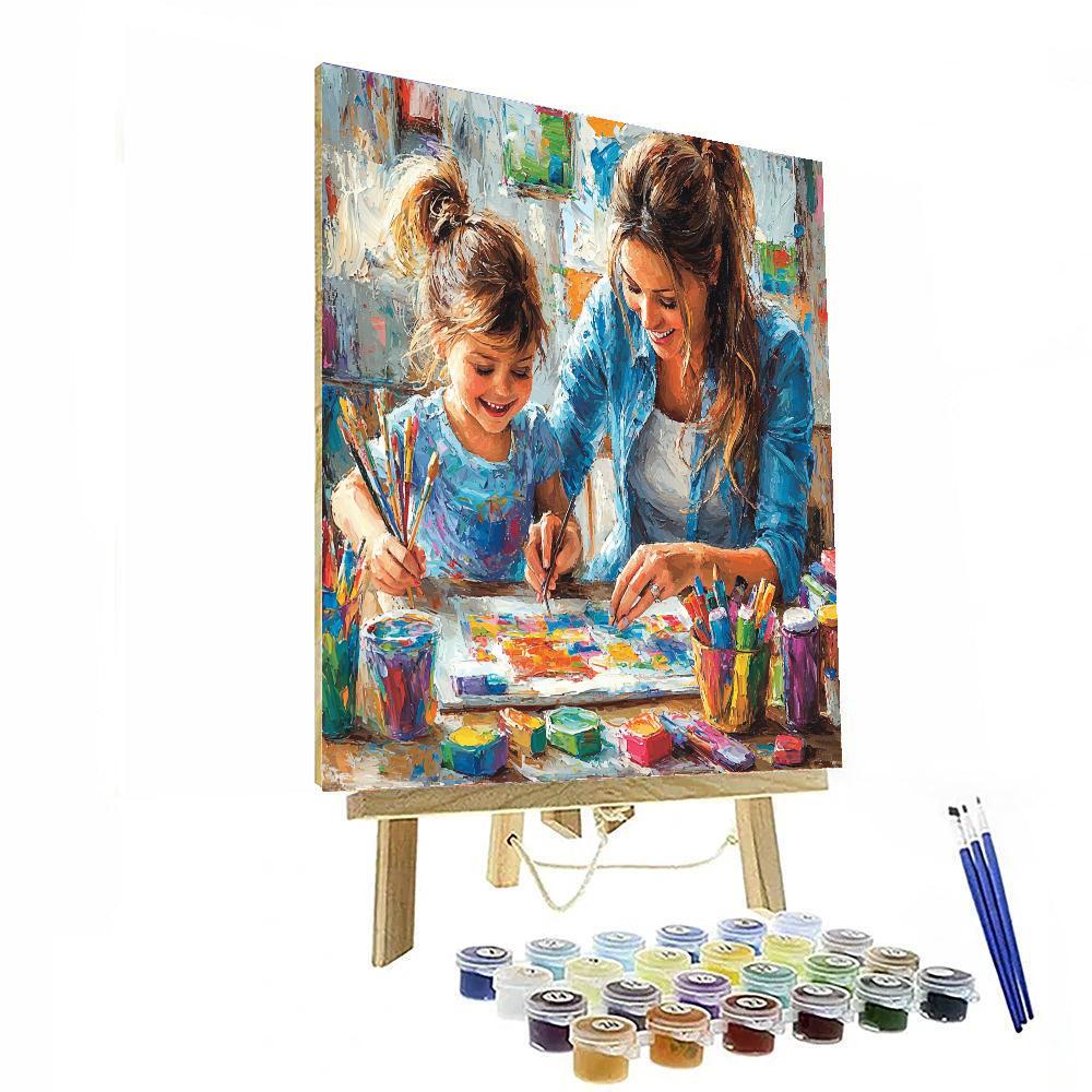 Family Craft Day Paint By Number