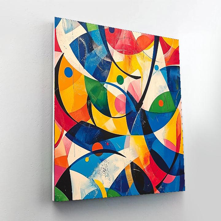 Joan Miró Inspired Whimsy In Motion  Paint By Numbers Art