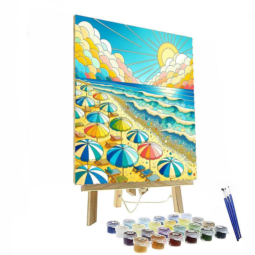 Breezy Seaside Escape Numbered Painting Kits
