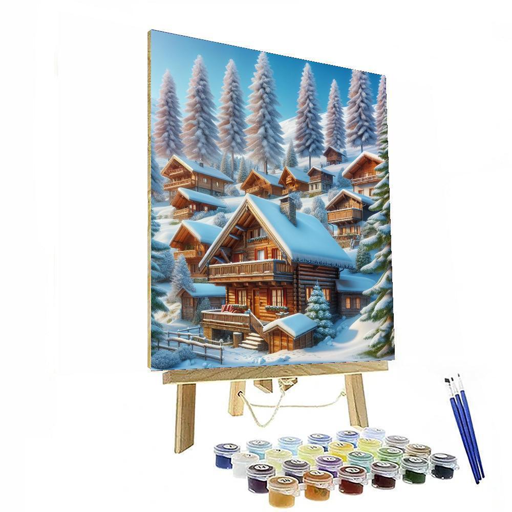 Quiet Alpine Hideaway Paint By Number