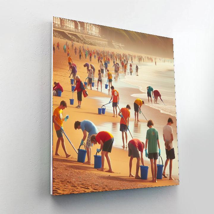 The Great British Beach Clean Numbered Painting Kits