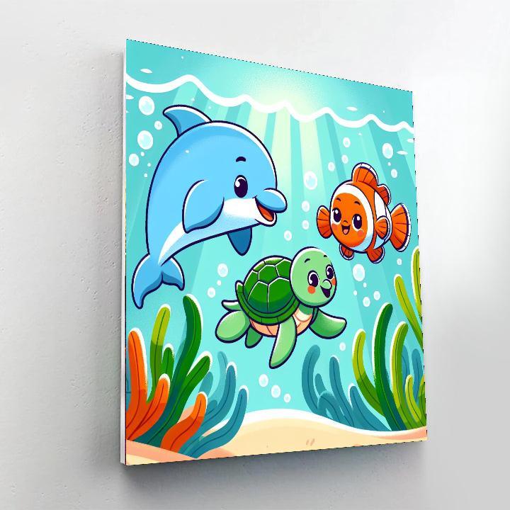 Ocean Friends Expedition Paint By Number