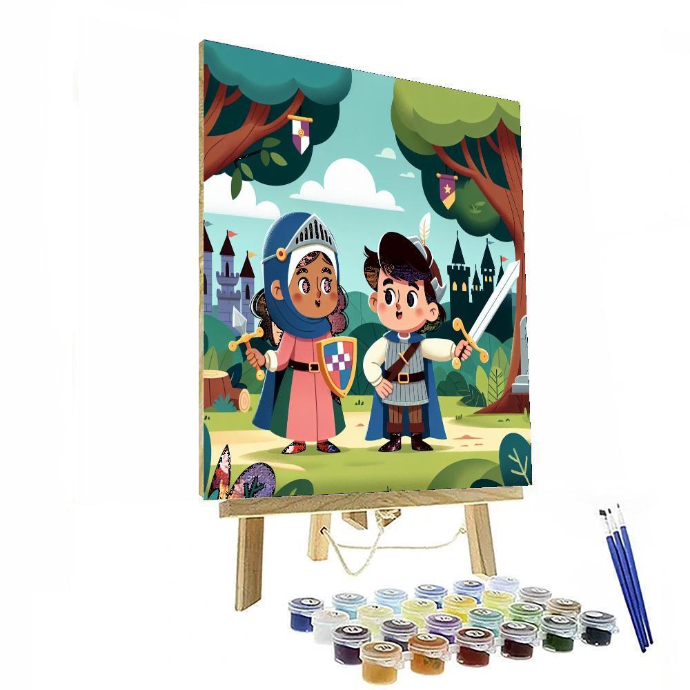 Knight's Honor Quest Painting Number Kit