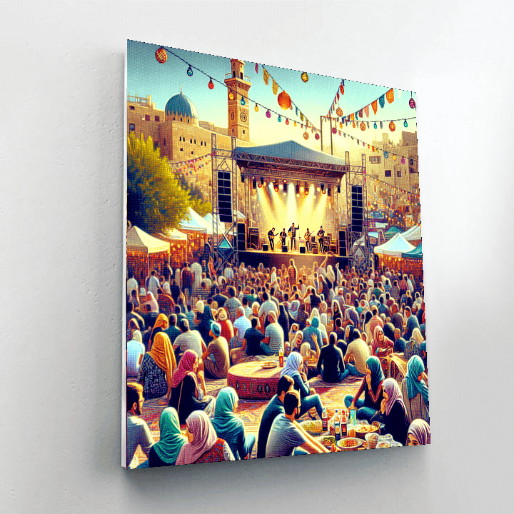 The Amman Summer Festival Paint By Color