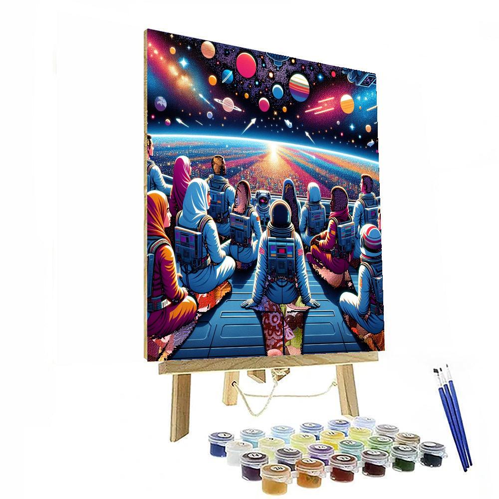 Galactic Adventure Crew Painting Number Kit