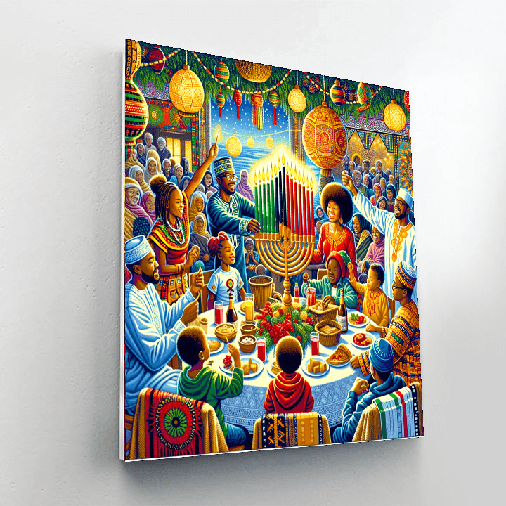 The Kwanzaa Festival Paint By Color