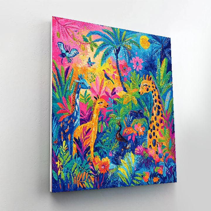 Henri Matisse Inspired Wild Symphony  Number Painting