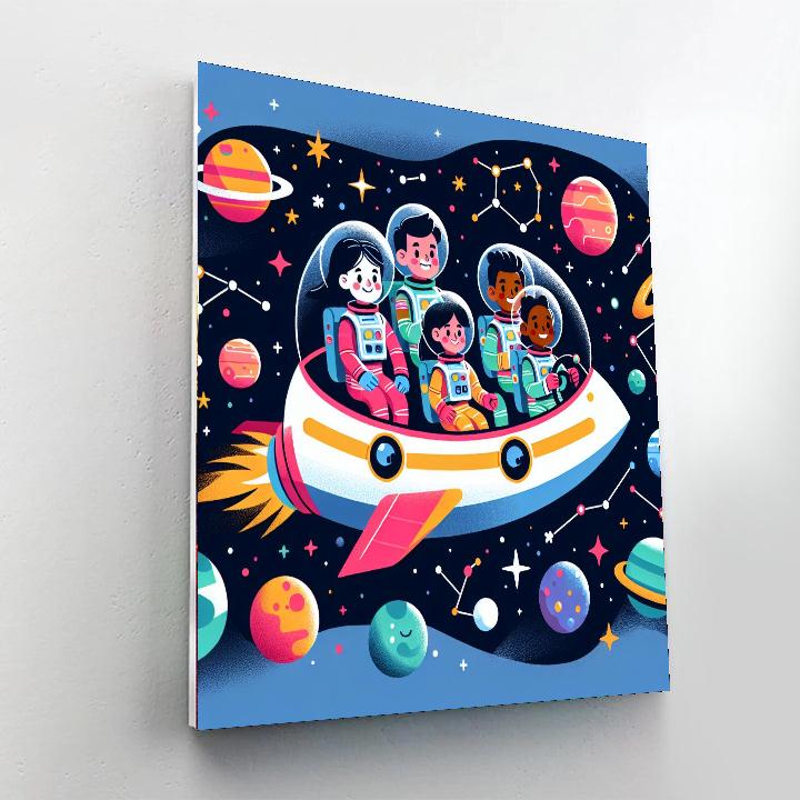 Space Adventurers Journey Paint By Numbers