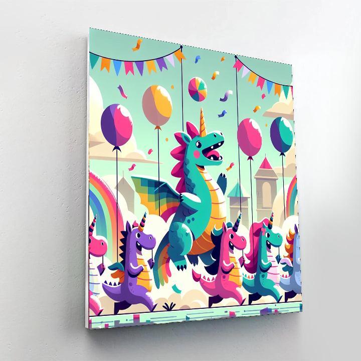 Magical Creature Parade DIY Paint By Numbers