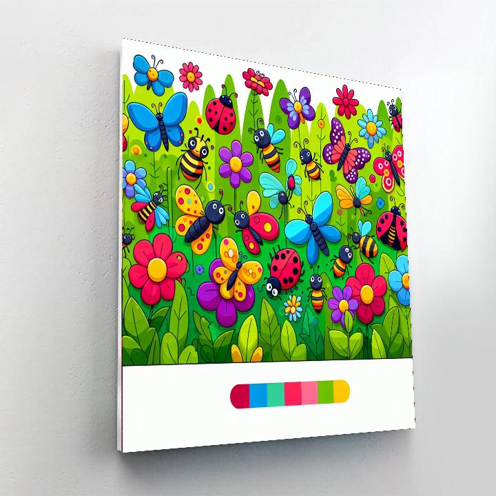 Insect World Wonders Paint By Numbers Art