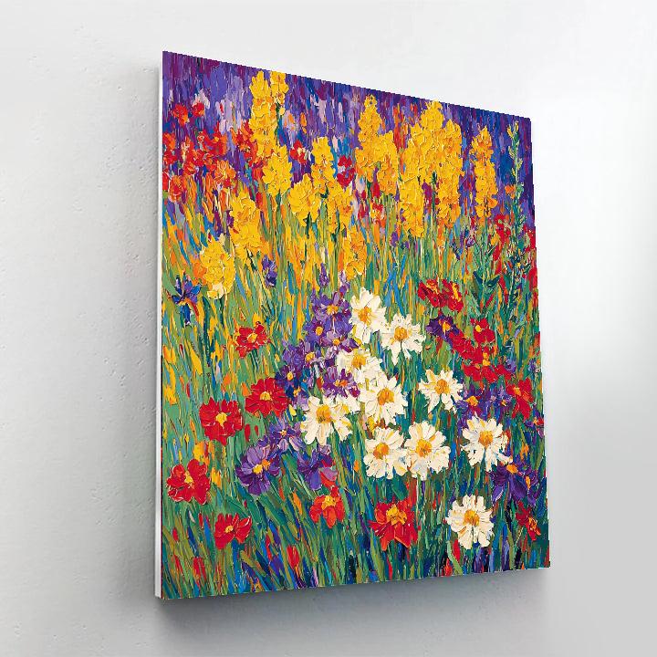 Vincent Van Gogh Inspired Vibrant Wildflowers  Paint By Number