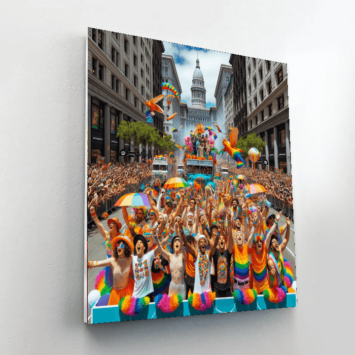 Harvey Milk Day - San Francisco DIY Paint By Numbers