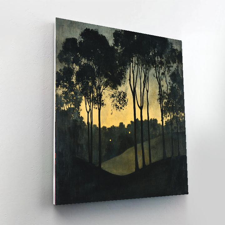 James McNeill Whistler Inspired Silhouette Of Time  Paint By Number