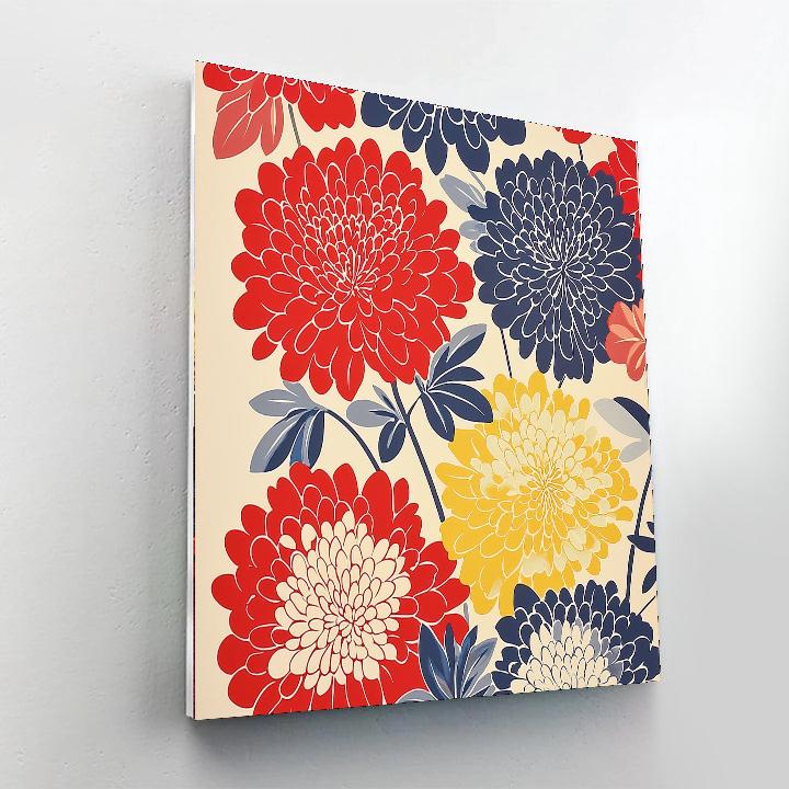 Yayoi Kusama Inspired Floral Essence Of Infinity  Paint By Number