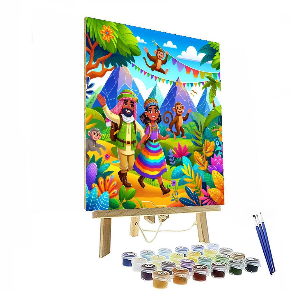 Jolly Jungle Explorers Paint By Color